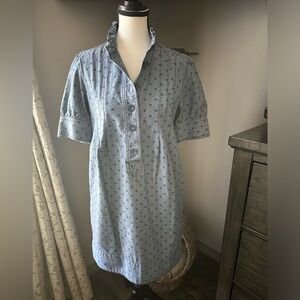 Marc by Marc Jacobs Denim Polkadot Dress